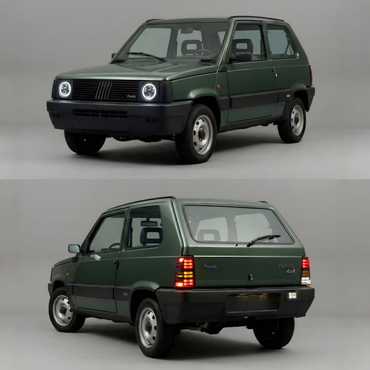 Kit Restyling 3 Pezzi Fiat Panda - Fari LED e Fanali