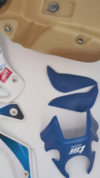 Cover Serbatoio Blu per TM Racing (2008-2014) - Restyling Anti-Ingiallimento