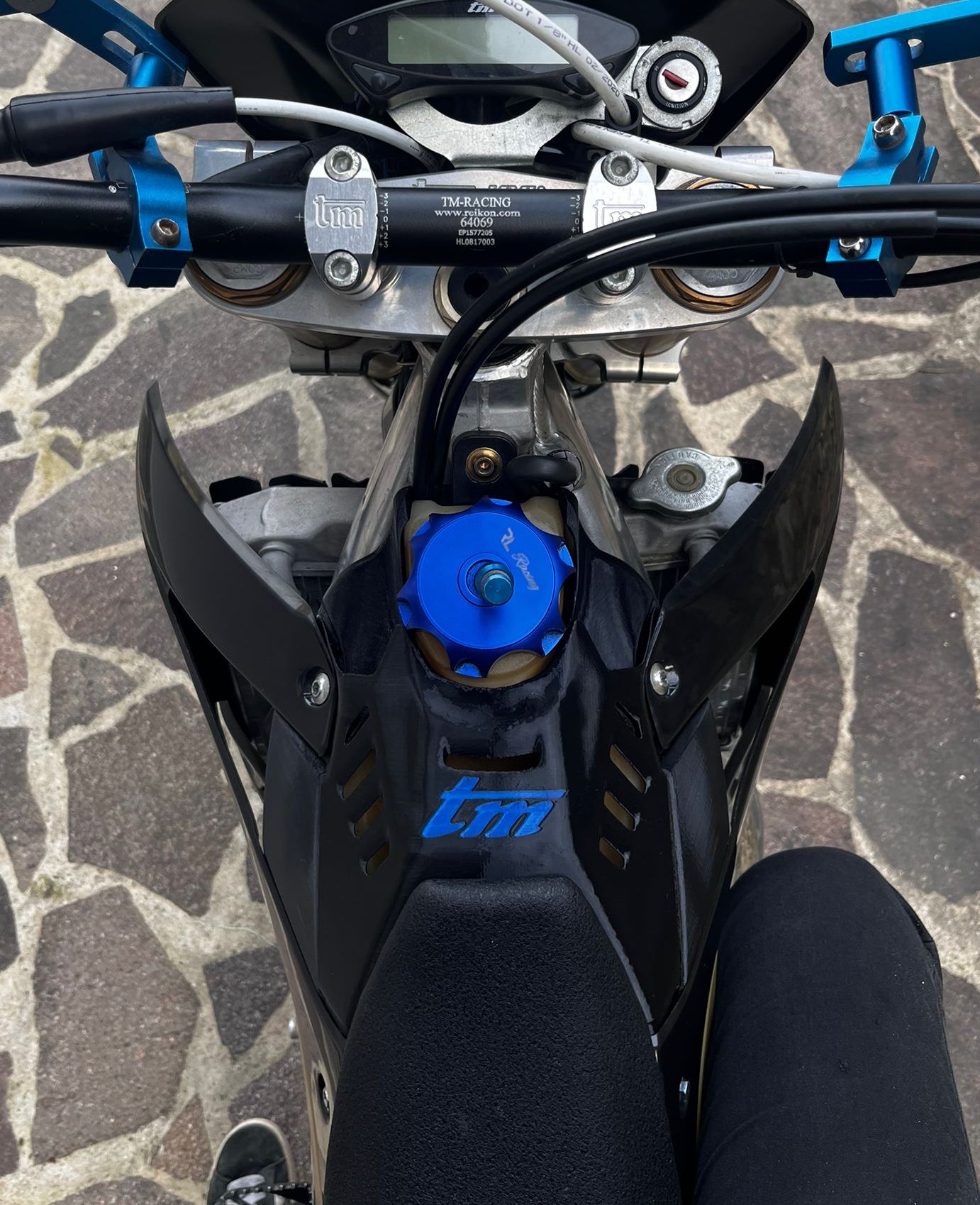 Cover Serbatoio per TM Racing (2015-2021) - Restyling Anti-Ingiallimento