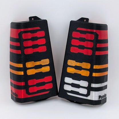 Coppia Cover Stop Moderni "Pixel" per Fiat Panda 141