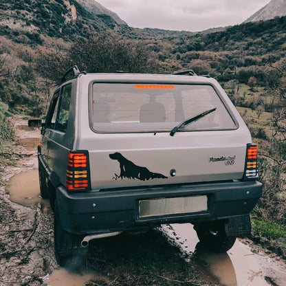 Coppia Cover Stop Moderni "Pixel" per Fiat Panda 141