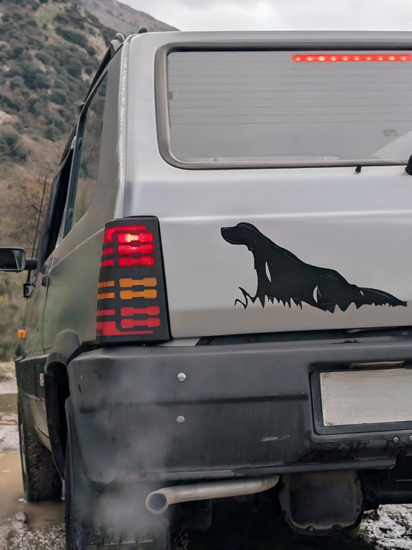 Coppia Cover Stop Moderni "Pixel" per Fiat Panda 141