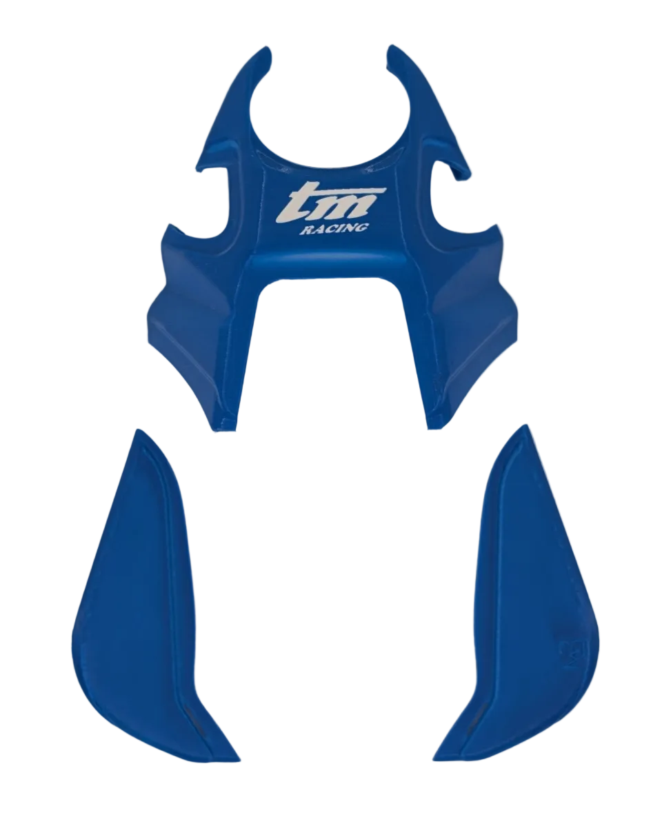 Cover Serbatoio Blu per TM Racing (2008-2014) - Restyling Anti-Ingiallimento