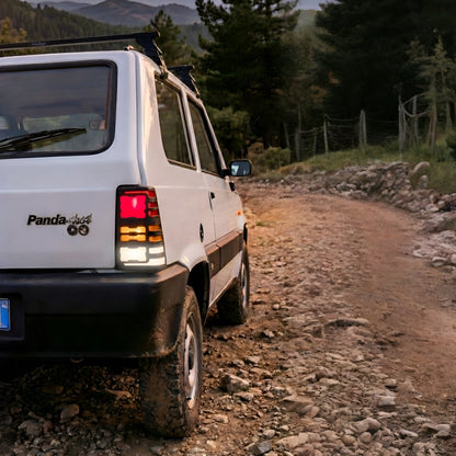 Coppia Cover Stop Moderni "Pixel" per Fiat Panda 141