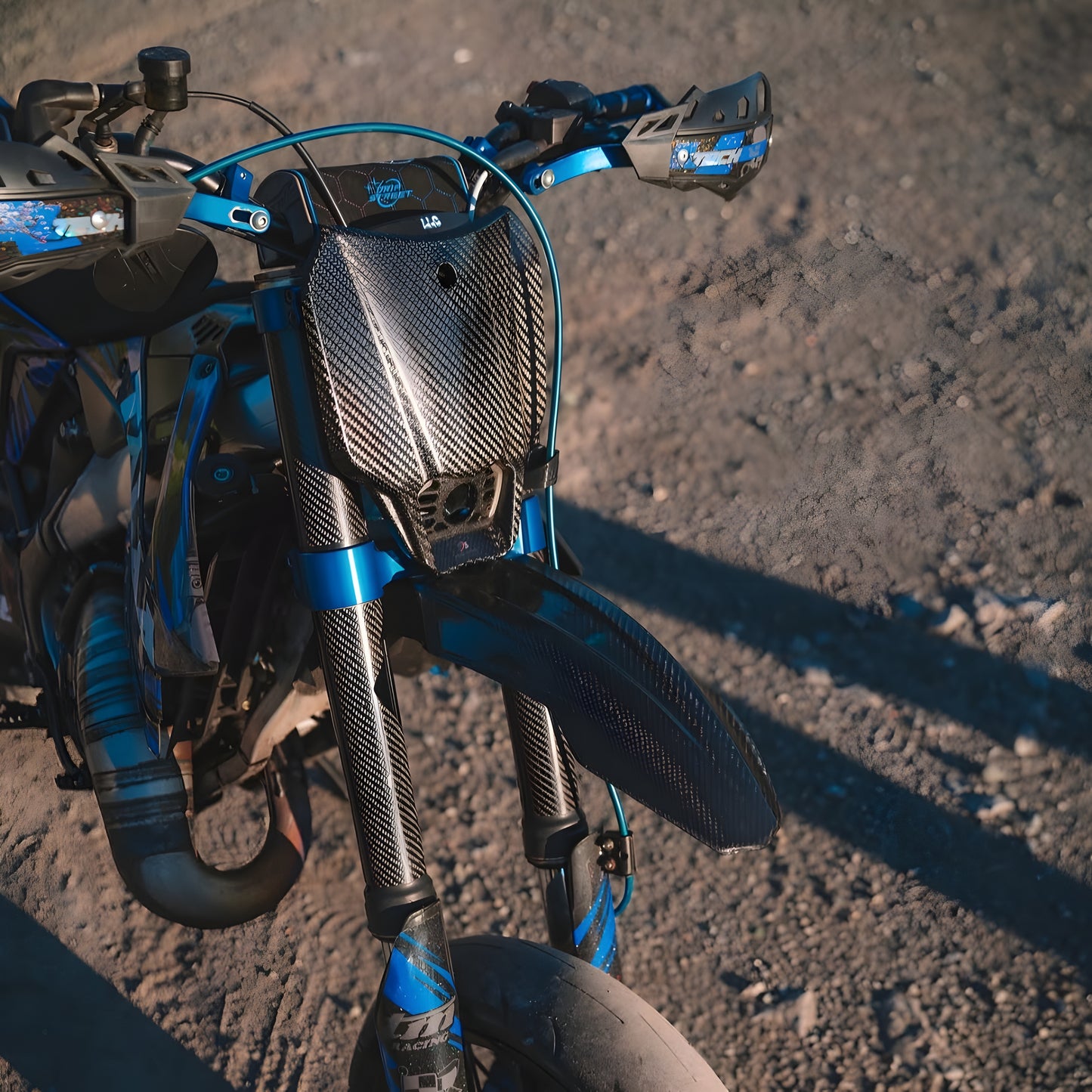 Parafango Carbon fiber Universale