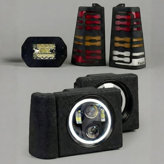 Kit Restyling 3 Pezzi Fiat Panda - Fari LED e Fanali