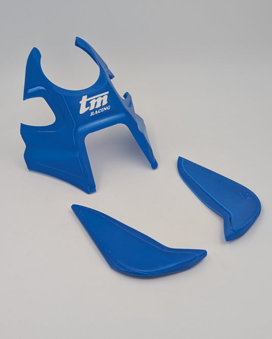 Cover Serbatoio Blu per TM Racing (2008-2014) - Restyling Anti-Ingiallimento