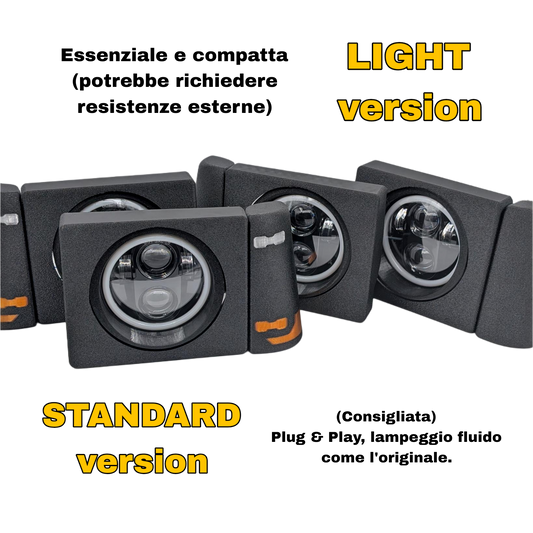 Fari Led Panda 141 tondi